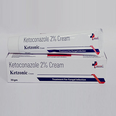 Product Name: Ketzonic 30, Compositions of Ketzonic 30 are Ketoconazole 2% Cream - Ronish Bioceuticals