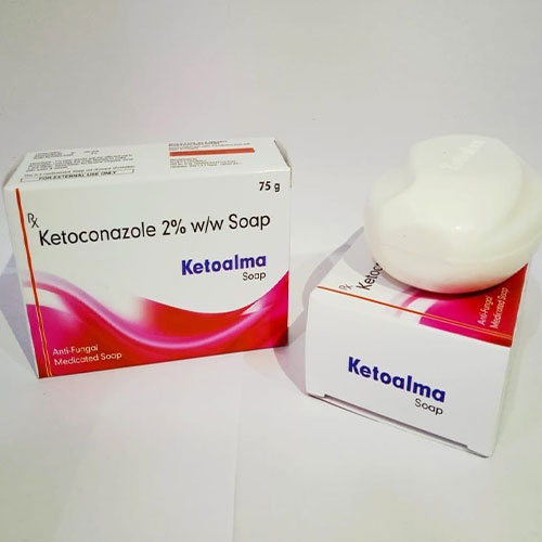 Product Name: Ketoalma, Compositions of Ketoalma are Ketoconazole - Almatica Pharmaceuticals Private Limited