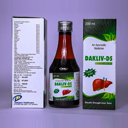 Product Name: Daklive DS, Compositions of Daklive DS are An Ayurvedic Medicine - Dakgaur Healthcare