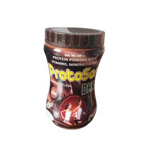 Product Name: Protosal, Compositions of Protosal are PROTEIN POWDER WITH VITAMINS. MINERALS & DHA - Medlo Biotech