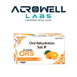 Product Name: Acrowell ORS, Compositions of Acrowell ORS are Oral Rehydration Salts IP - Acrowell Labs Private Limited