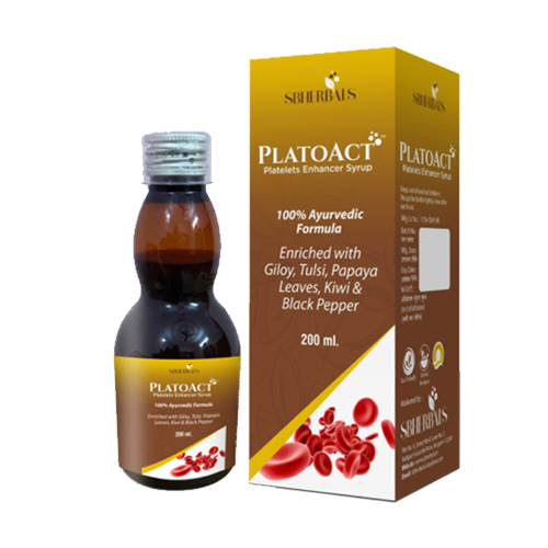 Product Name: Platoact, Compositions of Platoact are 100% Ayurvedic Formula - Sbherbals