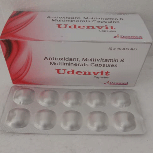 Product Name: Udenvit, Compositions of Udenvit are Antioxidant, Multivitamin & Multiminerals - Denmed Pharmaceutical