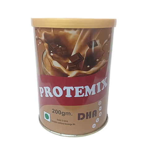 Product Name: PROTEMIX, Compositions of PROTEMIX are Protien, Multivitamins, Carbohydrates & Minerals - Medlo Biotech