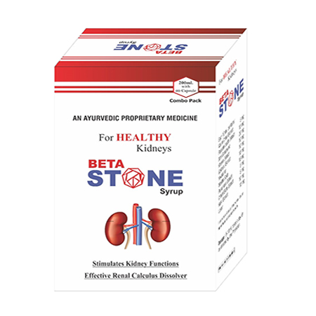 Product Name: Beta Stone, Compositions of Beta Stone are An Ayurvedic Proprietary Medicine. - Betasys Healthcare Pvt Ltd