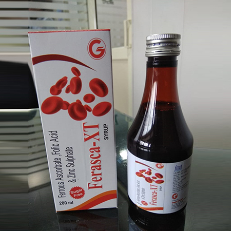 Product Name: Feresca xt, Compositions of Feresca xt are Ferrous Ascrobate, Folic Acid & Zinc Sulphate - Genial Lifecare