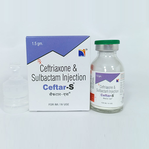 Product Name: Ceftar S, Compositions of Ceftar S are Ceftriaxone & sulbactom For Injection - Nova Indus Pharmaceuticals