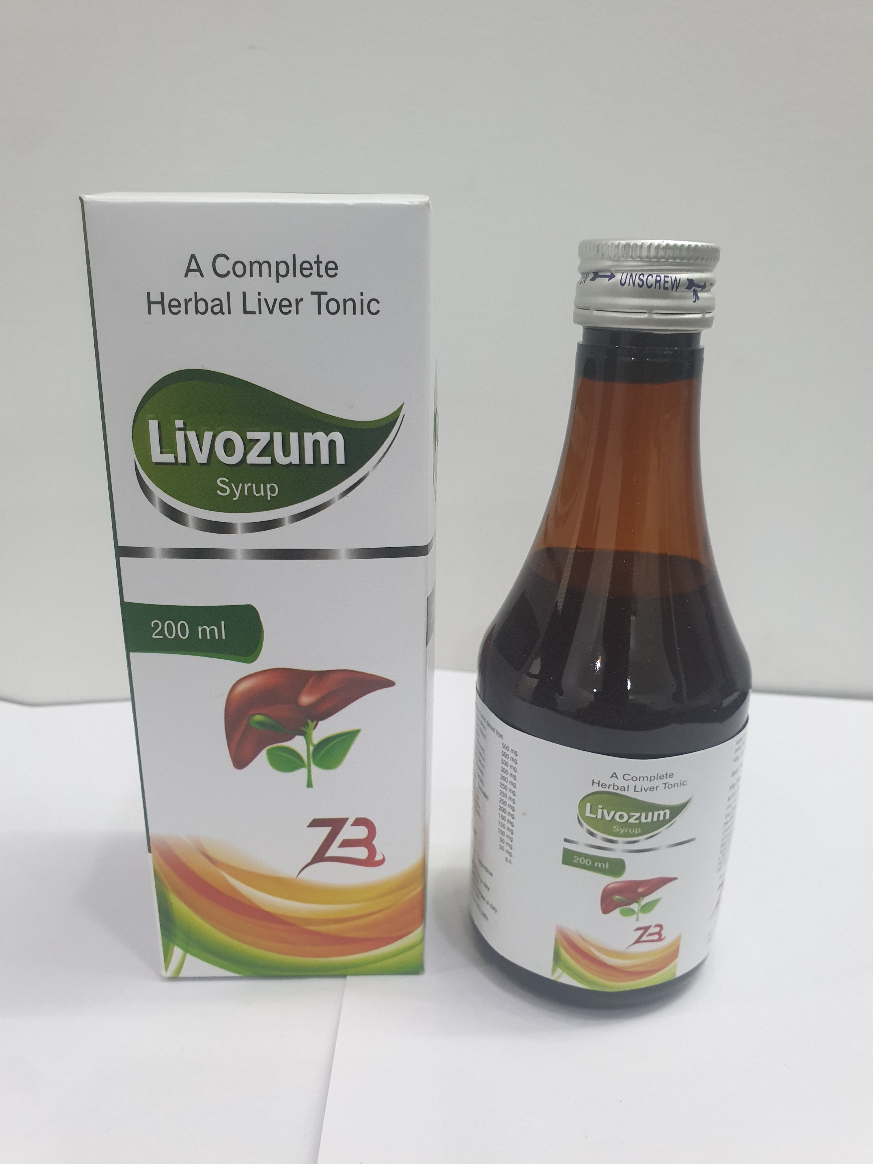 Product Name: Livozum, Compositions of A Complete Herbal Liver Tonic are A Complete Herbal Liver Tonic - Zumax Biocare