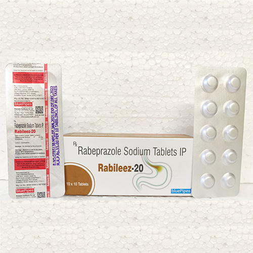Product Name: RABILEEZ 20, Compositions of RABILEEZ 20 are Rabeprazole Sodium Tablets IP - Bluepipes Healthcare