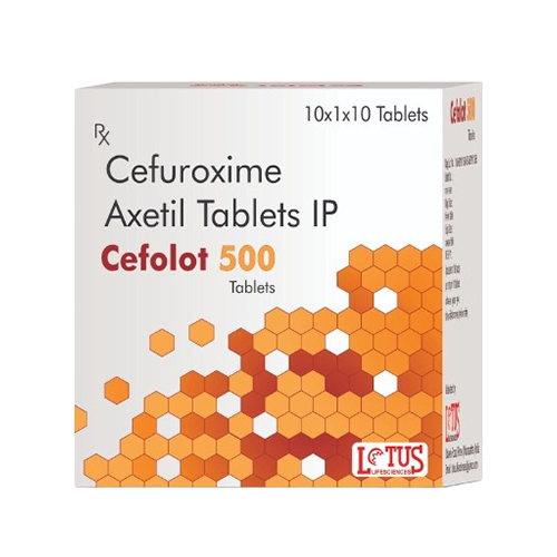 Product Name: Cefolot 500, Compositions of Cefolot 500 are Cefuroxime  Axetil Tablets IP  - Jonathan Biocare