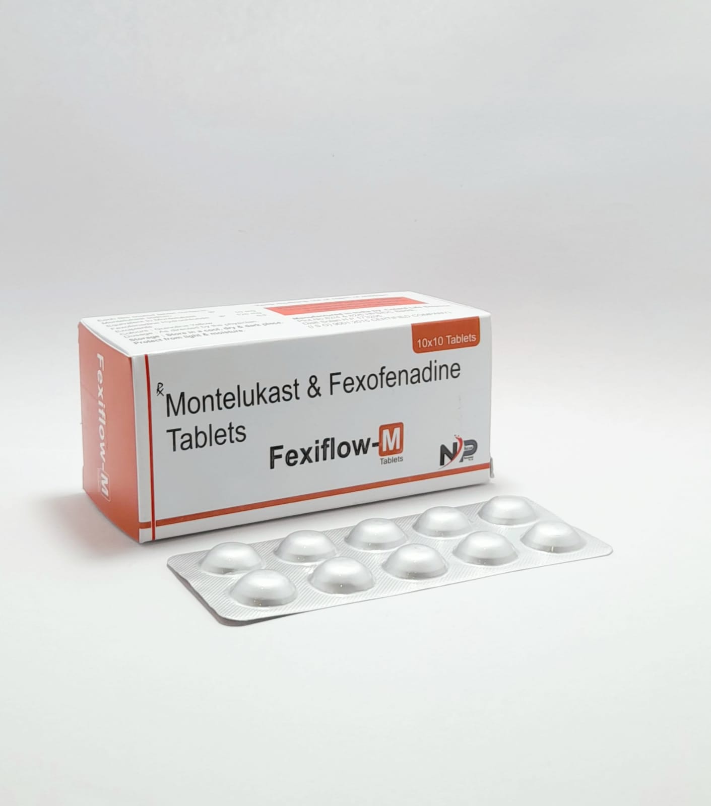 Product Name: Fexiflow M, Compositions of Fexiflow M are Monetelukast & Fexofenadine Tablets - Noxxon Pharmaceuticals Private Limited