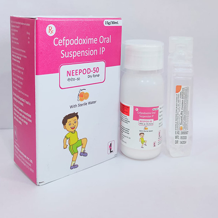 Product Name: NEEPOD 50, Compositions of NEEPOD 50 are Cefpodoxime For Oral Suspension IP - Novalab Health Care Pvt. Ltd