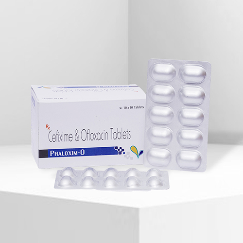 Product Name: Phaloxim O, Compositions of Phaloxim O are Cefixime and Ofloxacin Tablets - Velox Biologics Private Limited