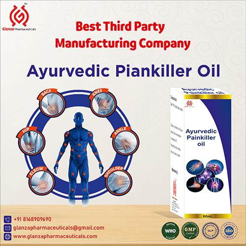 Product Name: Ayurvedic Piankiller Oil, Compositions of Ayurvedic Piankiller Oil are Ayurvedic Proprietary Medicine - Glanza Pharmaceuticals