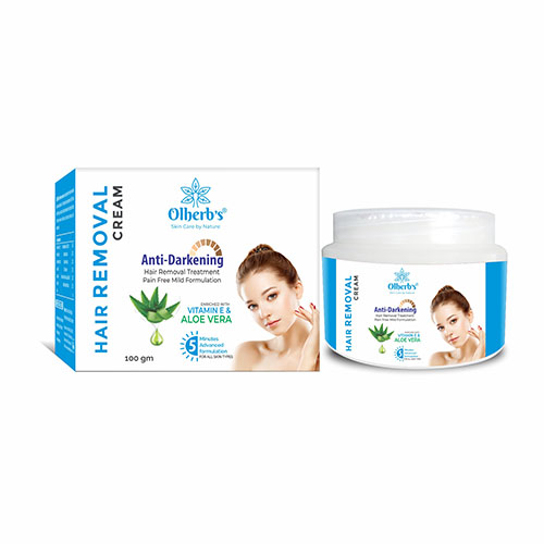 Product Name: Hair Removal Cream, Compositions of Hair Removal Cream are Anti Darkening - Biofrank Pharmaceuticals (India) Pvt. Ltd