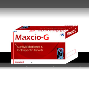 Product Name: Maxcio G, Compositions of Methylcobalamin & Gabapentin Tablets are Methylcobalamin & Gabapentin Tablets - Haustus Biotech Pvt. Ltd.
