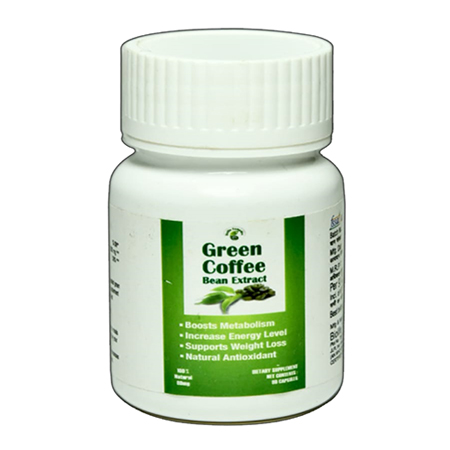 Product Name: Green Coffee, Compositions of Green Coffee are Green Coffee Bean Extract - Betasys Healthcare Pvt Ltd
