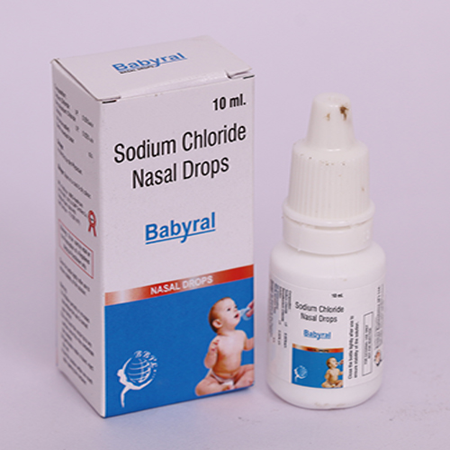 Product Name: BABYRAL, Compositions of BABYRAL are Sodium Chloride Nasal Drops - Biomax Biotechnics Pvt. Ltd