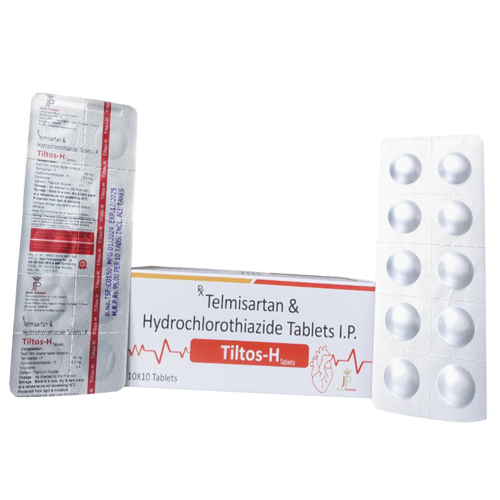 Product Name: TiltosH, Compositions of TiltosH are Telmisartan & Hydrochlorothiazide Tablets I.P. - Jecks Pharma