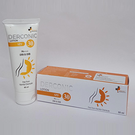 Product Name: Derconic Lotion, Compositions of Derconic Lotion are  - Ronish Bioceuticals
