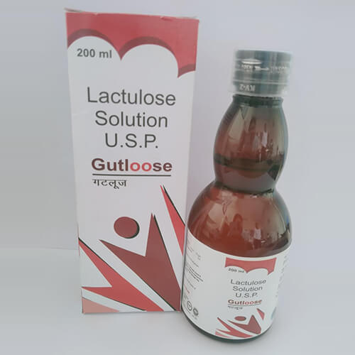Product Name: Gutloose, Compositions of Gutloose are Lactlose Solution U.S.P. - Macro Labs Pvt Ltd