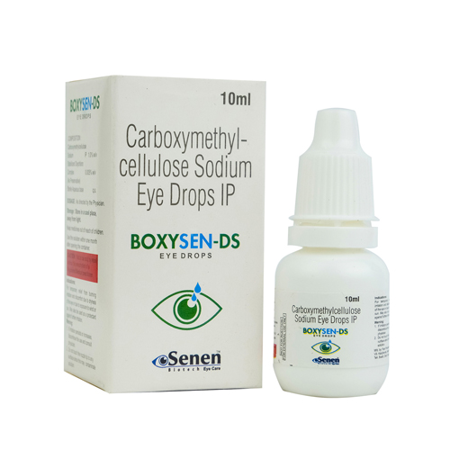 Product Name: Boxysen DS, Compositions of Boxysen DS are Carboxymethyl-Cellulose Sodium Eye Drops IP - Senen Biotech