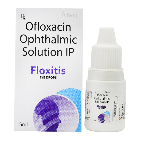 Product Name: FLOXITIS, Compositions of Ofloxacin Ophthalmic Solution IP are Ofloxacin Ophthalmic Solution IP - Fawn Incorporation