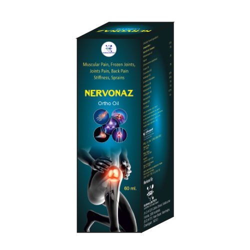 Product Name: Nervonaz, Compositions of Nervonaz are Muscular Pain, Frozen Joints, Joints Pain, Back Pain Stiffness, Sprains - Sushma Biotech