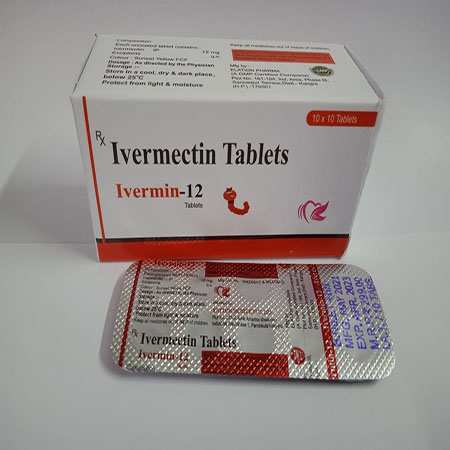 Product Name: Ivermectin 12, Compositions of Ivermectin 12 are Ivermectin Tablets - Rhythm Biotech Private Limited
