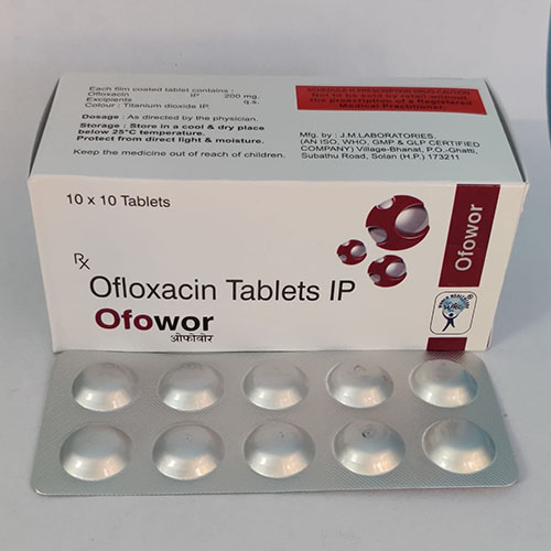 Product Name: Ofowor , Compositions of Ofowor  are Ofloxacin Tablets IP - WHC World Healthcare