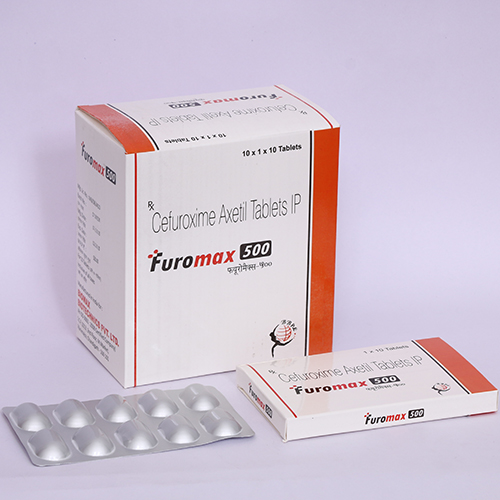 Product Name: FUROAMX 500, Compositions of FUROAMX 500 are Cefuroxime Axetil Tablets IP - Biomax Biotechnics Pvt. Ltd