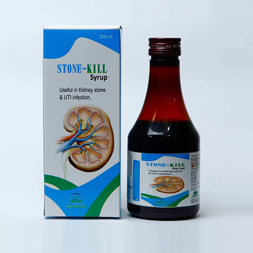 Product Name: Stone kill syrup, Compositions of Stone kill syrup are Ayurvedic Proprietary Medicine - Divyaveda Pharmacy