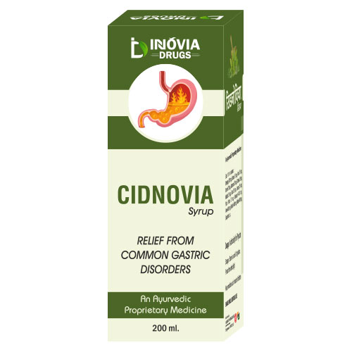 Product Name: Cidnovia, Compositions of Cidnovia are An Ayurvedic Proprietary Medicine - Innovia Drugs