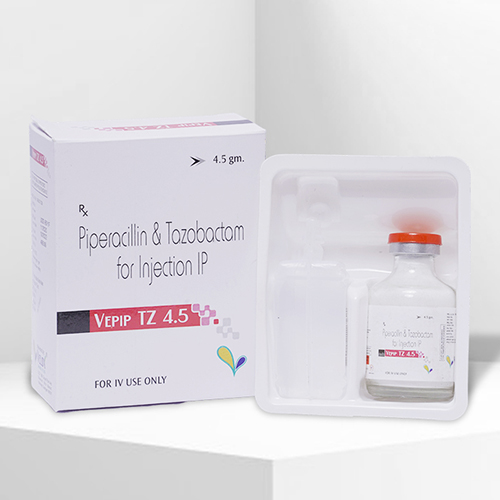 Product Name: Vepip TZ 4.5, Compositions of Vepip TZ 4.5 are Piperacillin and Tazabactam for Injection IP - Velox Biologics Private Limited