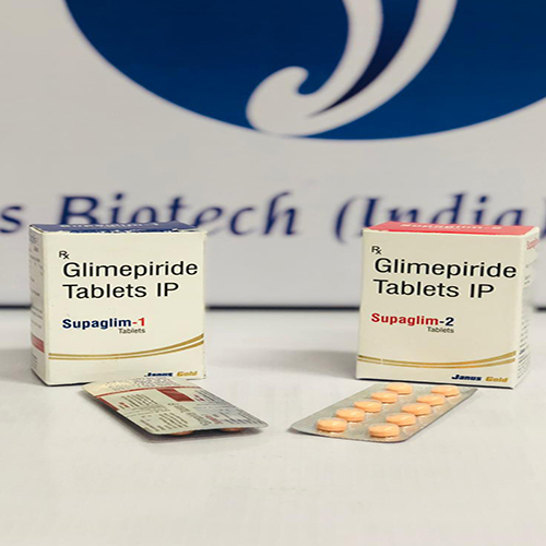 Product Name: Supaglim 1 and Supaglim 2, Compositions of Supaglim 1 and Supaglim 2 are Glimepiride  Tablets IP - Janus Biotech