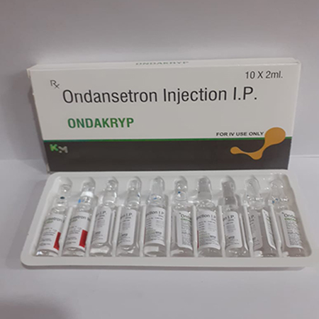 Product Name: ONDA KRYP, Compositions of Ondansetron Injection IP are Ondansetron Injection IP - Kryptomed Formulations Pvt Ltd