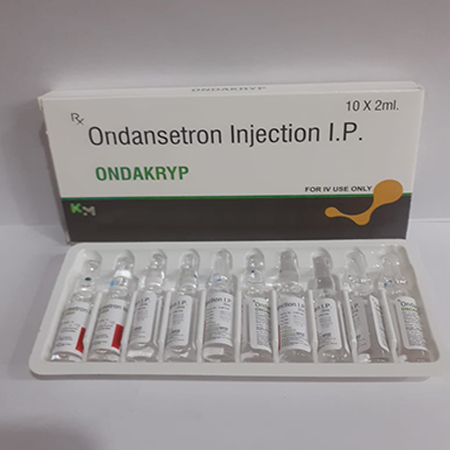 Product Name: Onda kryp, Compositions of Onda kryp are Ondansetron Injection IP - Kryptomed Formulations Pvt Ltd