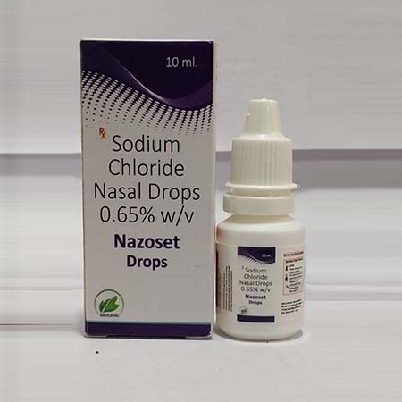Product Name: Nazoset, Compositions of Nazoset are Sodium Chloride Nasal Drops - Biotanic Pharmaceuticals
