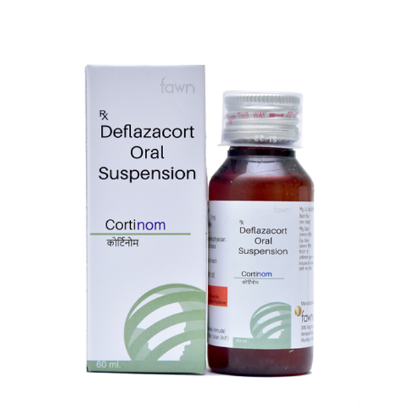Product Name: CORTINOM , Compositions of Deflazacort 6 mg. are Deflazacort 6 mg. - Fawn Incorporation
