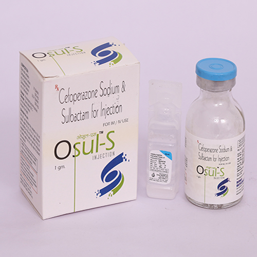 Product Name: OSUL S, Compositions of OSUL S are Cefoperazone Sodium & Sulbactam For Injection - Biomax Biotechnics Pvt. Ltd