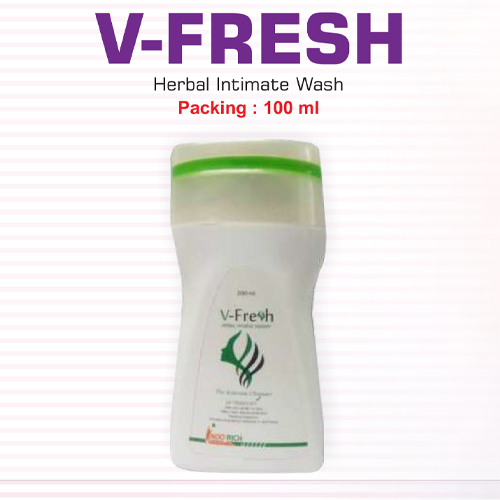Product Name: V Fresh, Compositions of V Fresh are Herbal Intimate wash - Pharma Drugs and Chemicals