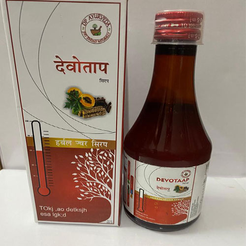 Product Name: Devotaap, Compositions of Devotaap are Herbal syrup - DP Ayurveda
