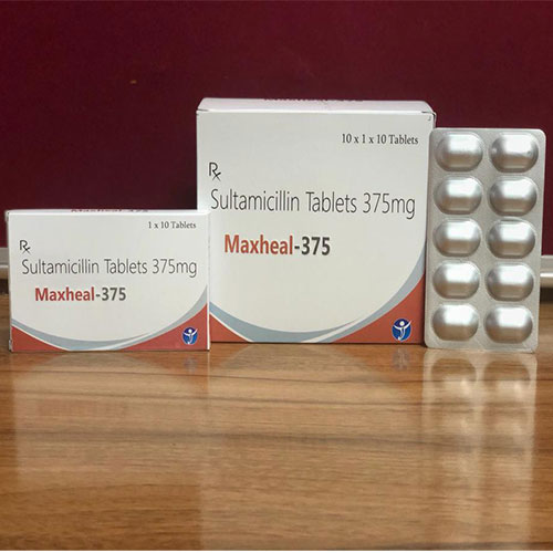 Product Name: MAXHEAL 375, Compositions of MAXHEAL 375 are SULTAMICILLIN - Janus Biotech