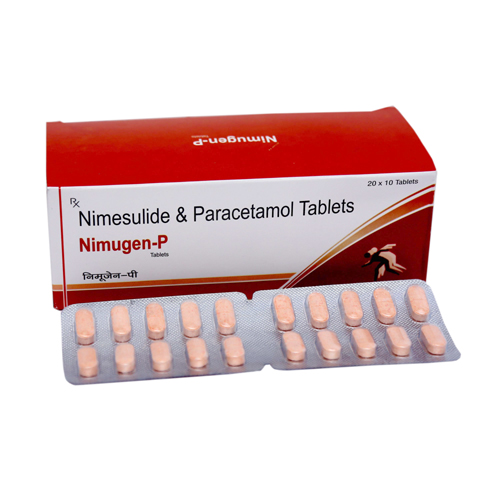 Product Name: Nimugen P, Compositions of Nimesulide & Paracetamol Tablets are Nimesulide & Paracetamol Tablets - Servocare Lifesciences