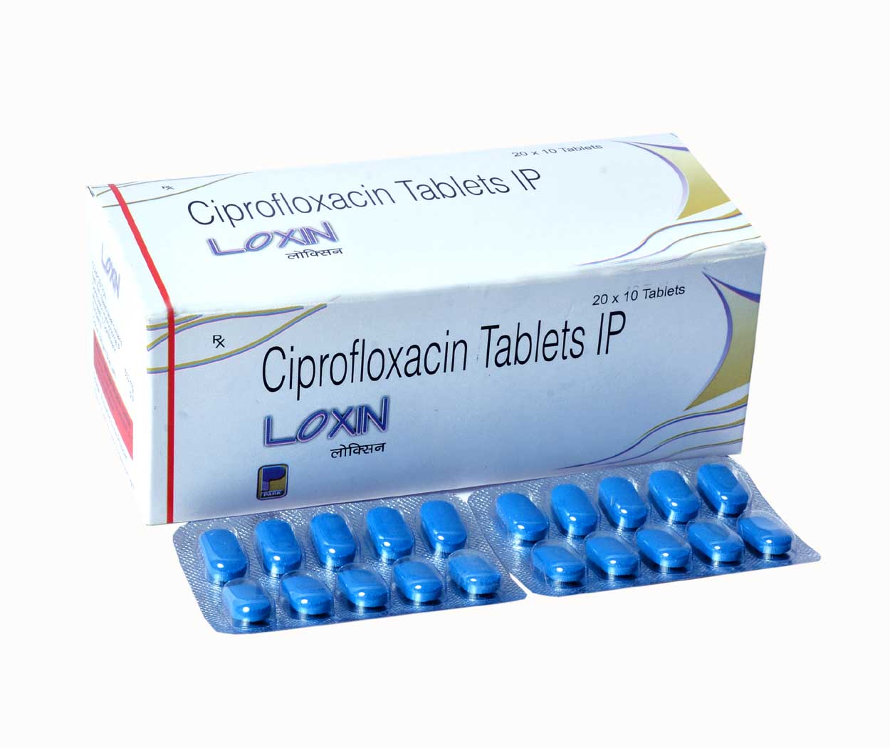 Product Name: LOXIN, Compositions of LOXIN are Ciprofloxacin Tablets IP - Park Pharmaceuticals