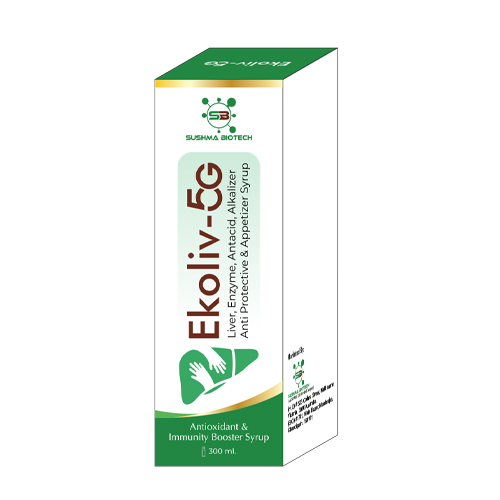 Product Name: Ekoliv 5G, Compositions of are Liver, Enzyme, Antacid, Alkalizer Anti Protective & Appetizer - Sushma Biotech