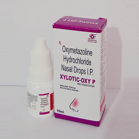 Product Name: Xylotic Oxy P, Compositions of Xylotic Oxy P are Oxymetazoline Hydrochloridee Nasal Drops I.P. - Ronish Bioceuticals