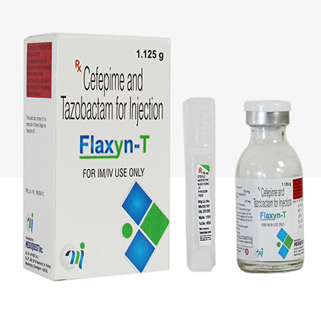 Product Name: FLAXYN T, Compositions of FLAXYN T are Cefepime and Tazobactam for Injection - Mediquest Inc