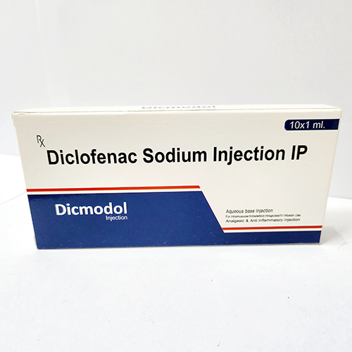 Product Name: Dicmodol, Compositions of Dicmodol are Diclofenac Sodium Injection IP - Bkyula Biotech
