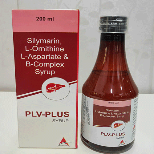 Product Name: PLV Plus, Compositions of PLV Plus are Silymarin Lornithine & l Aspartate & B Complex - Asterisk Laboratories